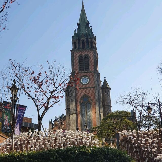 명동에서 크리스마스 분위기 느끼기