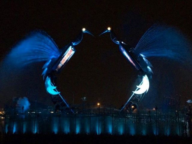 聖淘沙夜間燈光秀