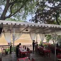 Dine-in on the Mekong riverside 