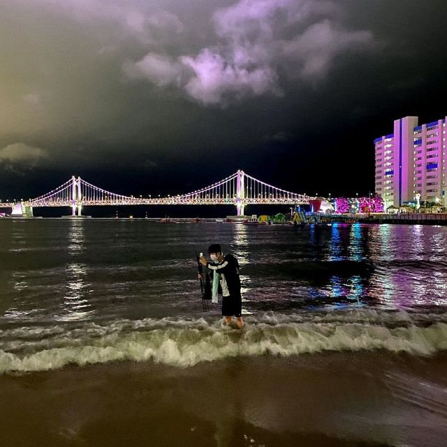 부산 광안리 해수욕장, 밤 산책하기 좋은 곳