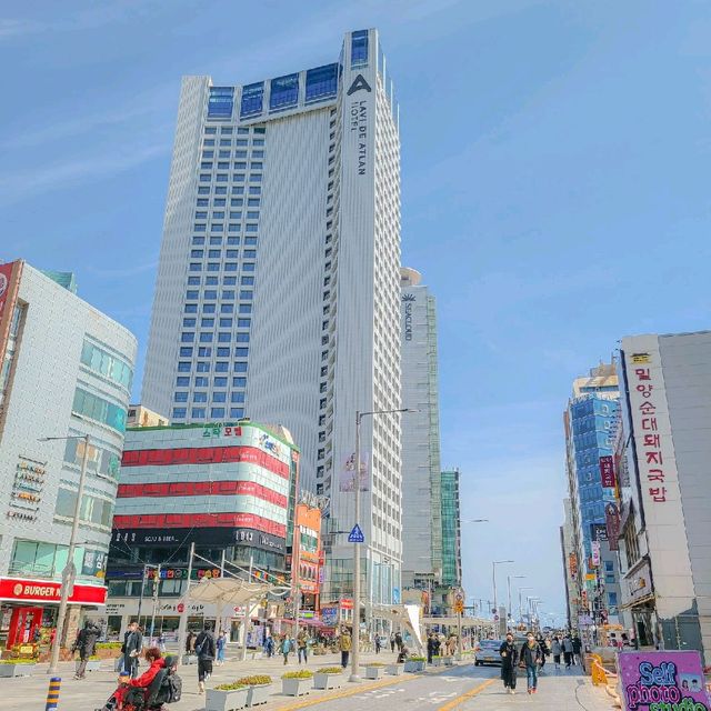 부산 해운대 시외 버스정류소