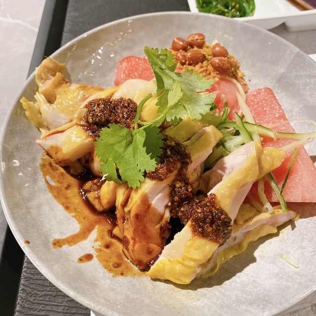 【尖沙咀惹味口水雞 - 原來同🍉可以咁夾】