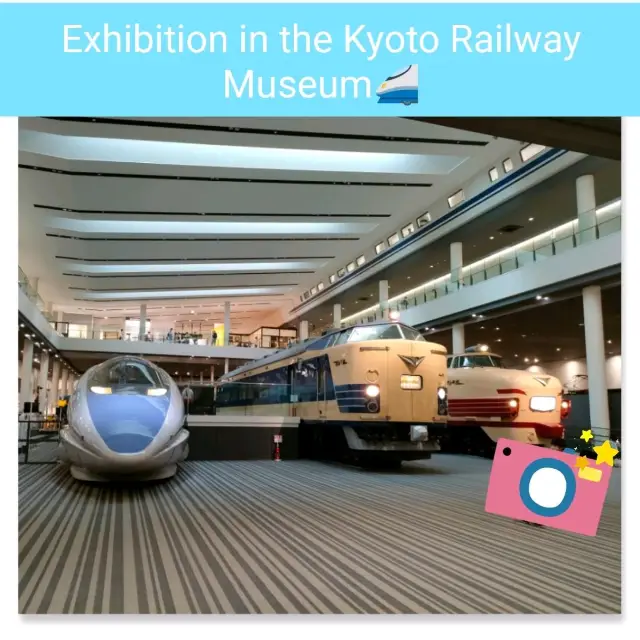 【京都 鉄道博物館】さあ✨館内で素晴らしい鉄道車両を見ましょう✨