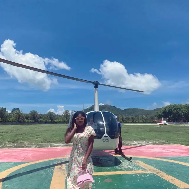 Helicopter Ride Over The South China Sea 