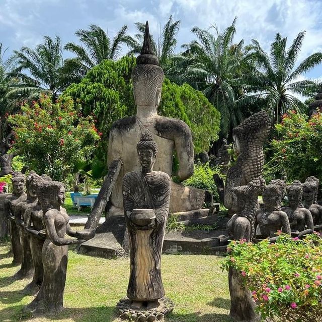 Buddha park in Vientiane 