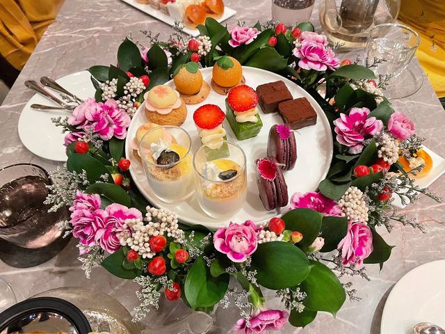 High tea with a floral twist