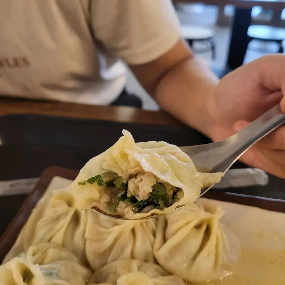 正好鮮肉小籠包-礁溪店，皮薄肉多汁甜
