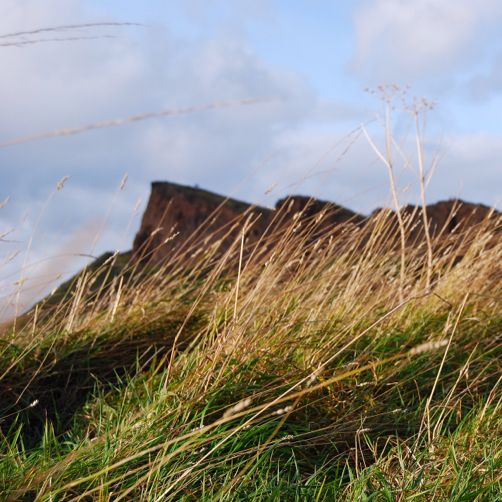 View of Salisbury Crags from Arthur’s Seat