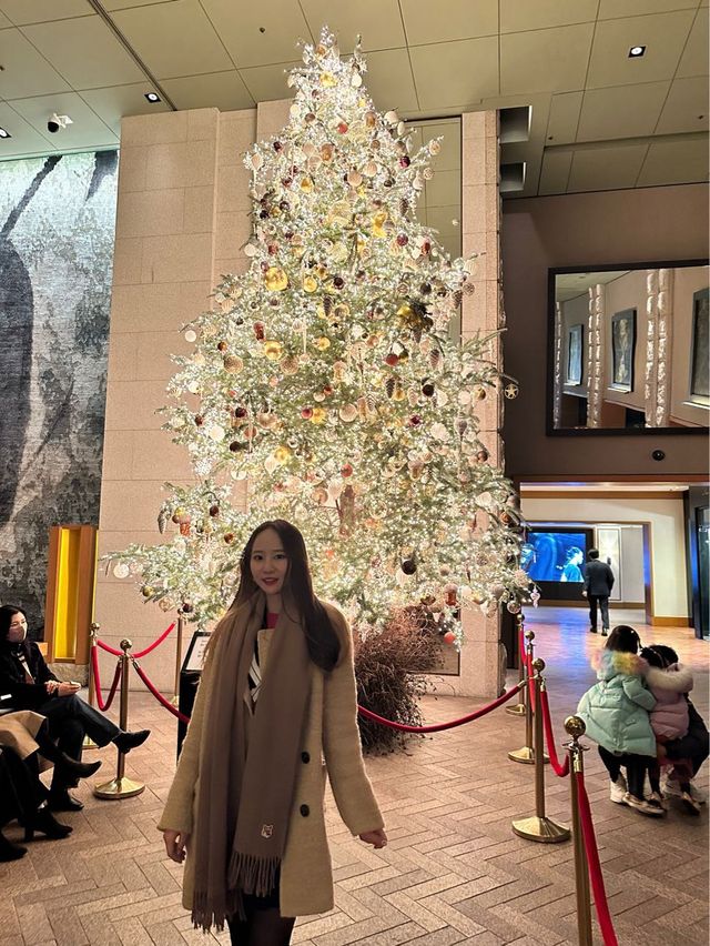 서울에서 제일 예쁜 트리가 있는 그랜드 하얏트🎄