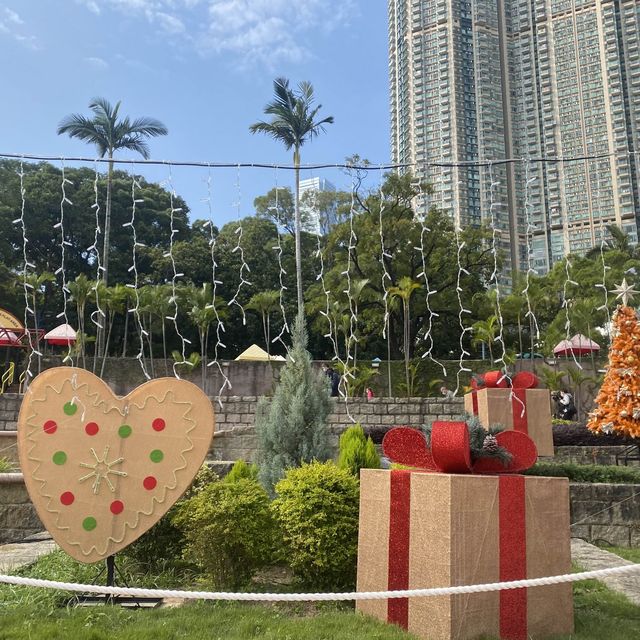 九龍公園橙色聖誕節