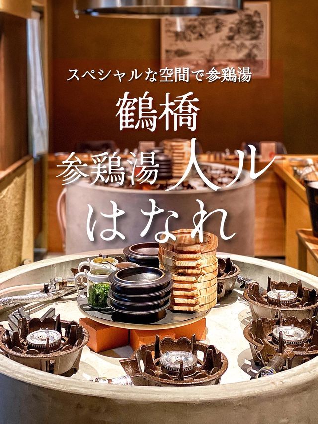 【大阪・鶴橋】参鶏湯と言えばここ‼️お洒落な空間で私だけの参鶏湯✨