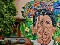 Beautiful Art District in Delhi, India 