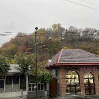 紅葉の美しい古都シャキ