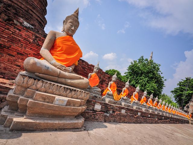 Wat Yat Chai Mongkol@Ayutthaya, Thailand