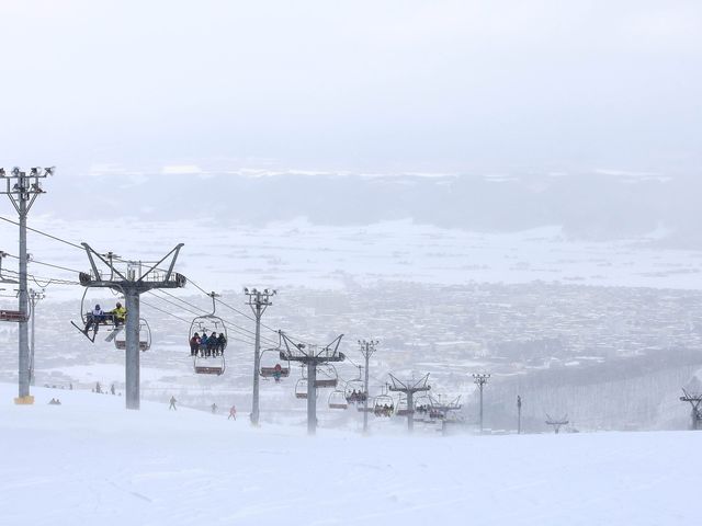 日本北海道富良野滑雪場
