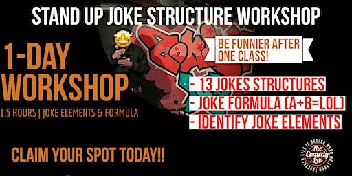Stand Up Joke Structure Workshop | The Comedy Lab at The Lab 416