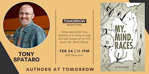 Authors at Tomorrow: Tony Spataro | Tomorrow Bookstore