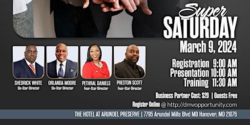 Maryland Super Saturday (DMV - DC, Maryland, Virginia) | The Hotel at Arundel Preserve