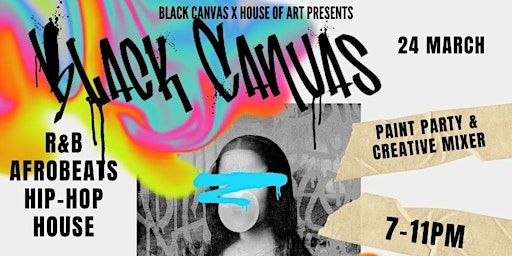 BLACK CANVAS POPUP PAINT PARTY | House of Art