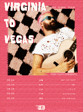 “浪漫指數爆表” 創作歌手Virginia to Vegas 中國巡演 上海站｜演唱會 | MAO Livehouse上海