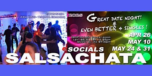 SALSACHATA LATIN DANCE PARTY | ETOWN SALSA Latin Dance Studios, 115 Street Northwest, Edmonton, AB, Canada
