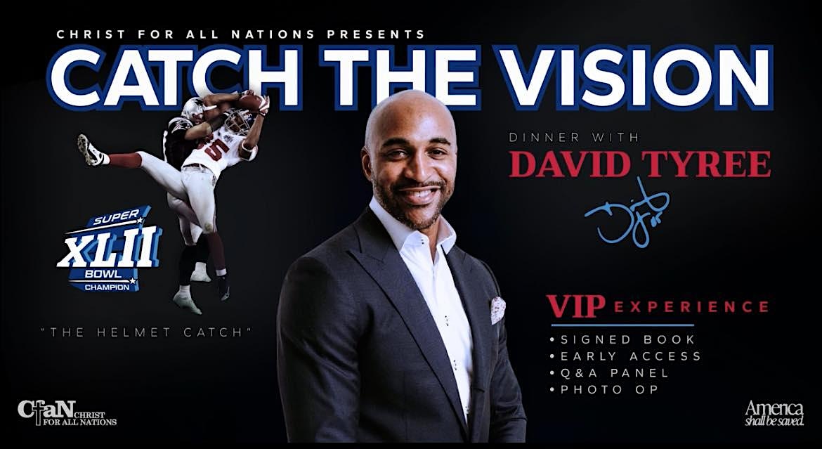 "Catch the Vision" Dinner with David Tyree | Berkeley Hills Country Club