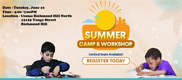FREE SUMMER WORKSHOP | 12125 Yonge St