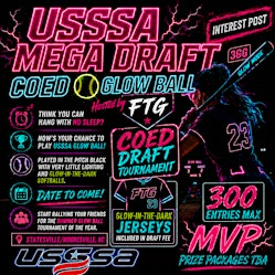 FTG USSSA Glow Ball Coed Draft | Albert B McClure Park