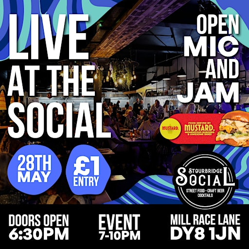 Live At The Social - Open Mic/Jam | Stourbridge Social