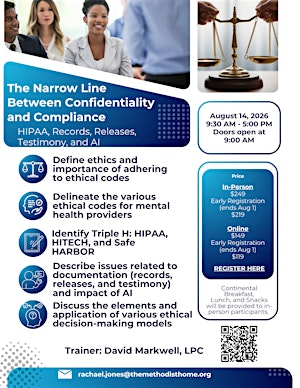The Narrow Line Between Confidentiality and Compliance - Ethics CE | The Methodist Home for Children & Youth