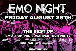 EMO NIGHT ft. Flicker//Fade Live Band Emo Night | Skully's Music-Diner