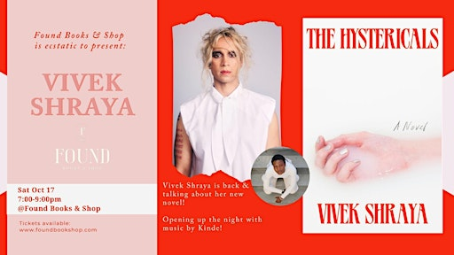 Vivek Shraya Book Launch Tour | Found Books & Shop