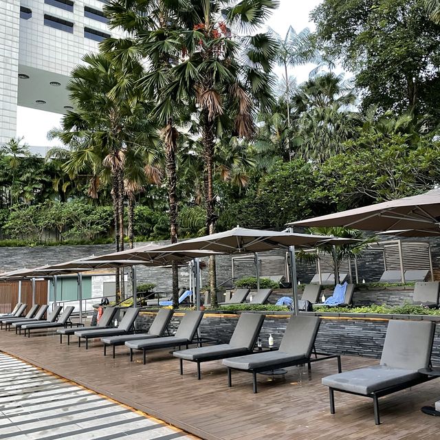 Ritz Carlton SG swimming pool