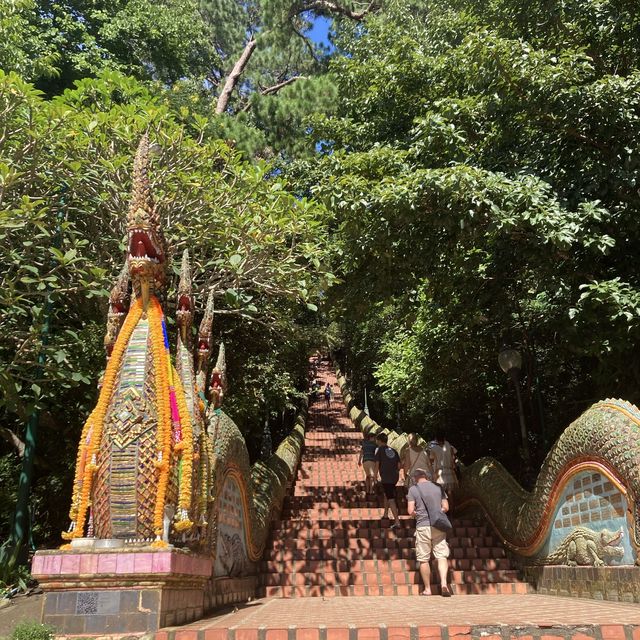 【タイ・チェンマイ】黄金のドーイステープ寺院からチェンマイ市街を一望する