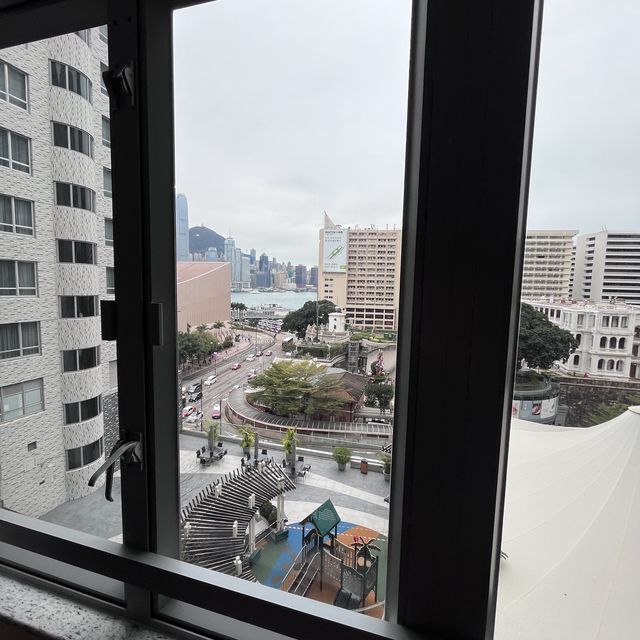 高質維港半海景房staycation