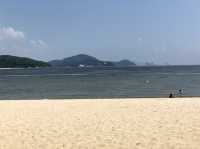 Silvermine Beach for picnic in Mui Wo Island. 