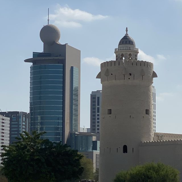 Skyscrapers @ Abu Dhabi open balcony view 