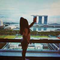 Great view of Singapore + Gold class service 