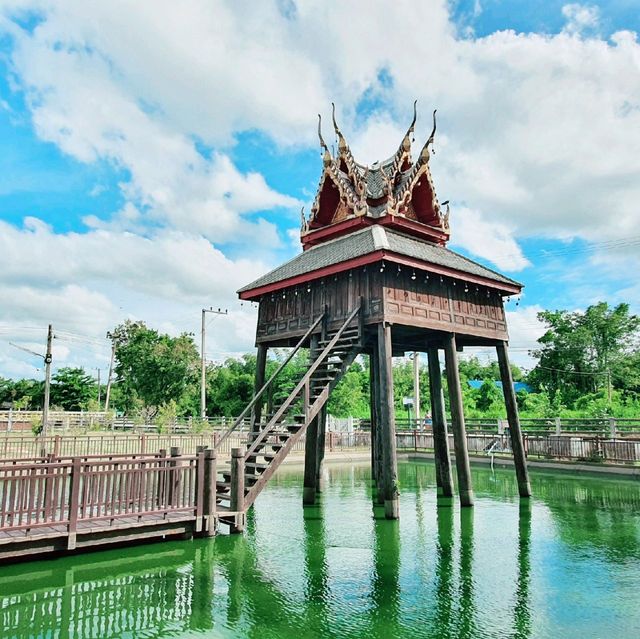 หอไตรกลางน้ำภูมิปัญญา​โบราณ