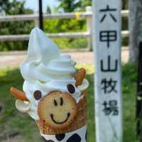 【神戸】六甲山牧場で牛さんソフト🐮🍦