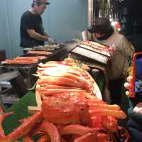 night market แถวถนน Kawaguchiko