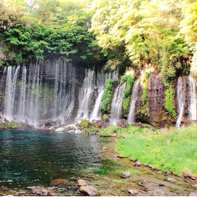 【白糸の滝・音止の滝】静岡県/富士宮市