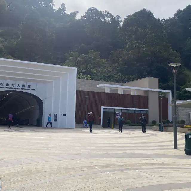 The new Guia Hill Pedestrian Tunnel Macau