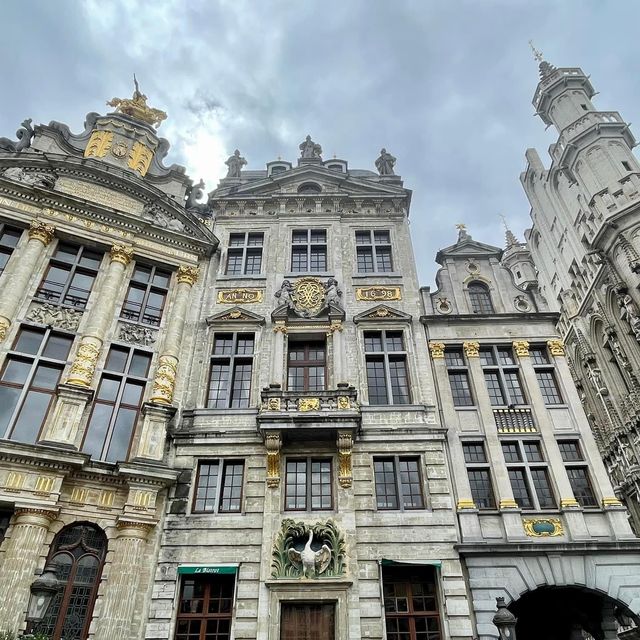 Grand Place Brussels, beautiful day & night