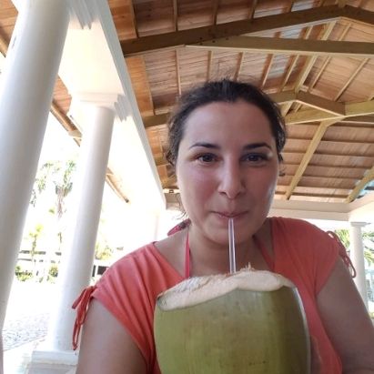 Fresh coconut at Catalonia Punta Cana