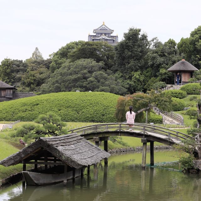 日本三大名園之～岡山後樂園