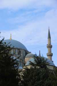 Suleymaniye Mosque in Istanbul, Turkey.