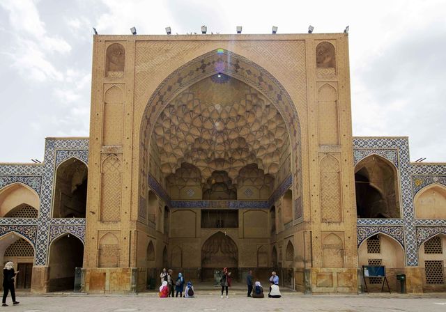 Ancient and solemn Friday Mosque.