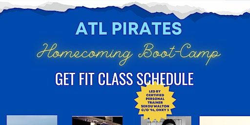 ATL PIRATES -HOMECOMING BOOTCAMP CLASSES | Chastain Park-Tennis Center