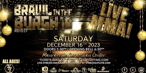 Brawl in the Burgh 19: Live MMA in Monroeville! | Monroeville Convention and Events Center